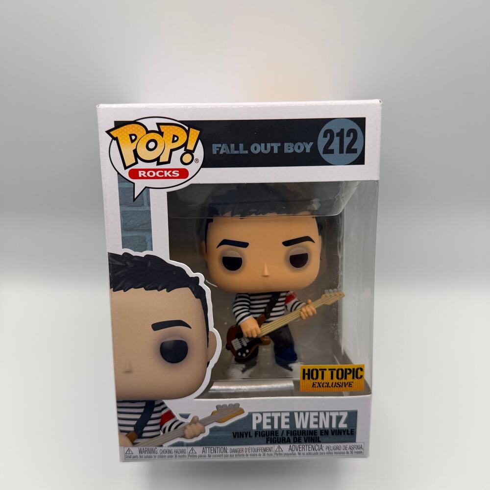 Pete Wentz #212 Funko Pop Rocks – Hot Topic Exclusive